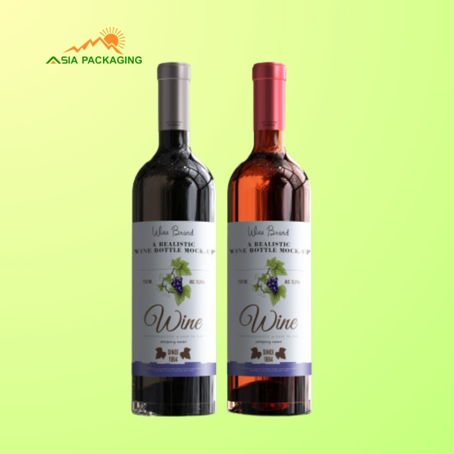 Mẫu tem nhãn rượu vang